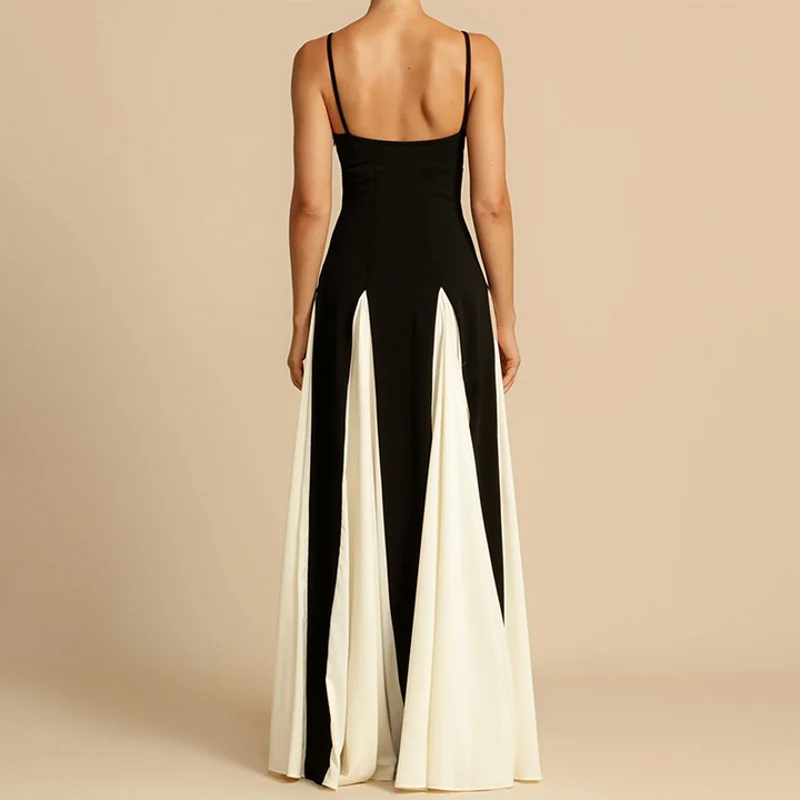 Angélique Contrast Maxi Dress
