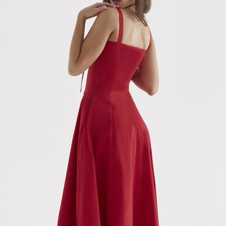 Amélie Draped Midi Dress