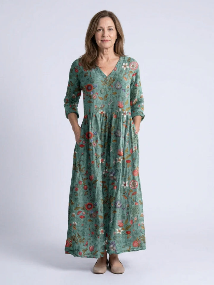 Camille | Floral Meadow Maxi